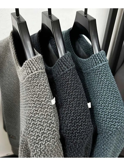 Andreas - Pullover mit feinem Strickmuster