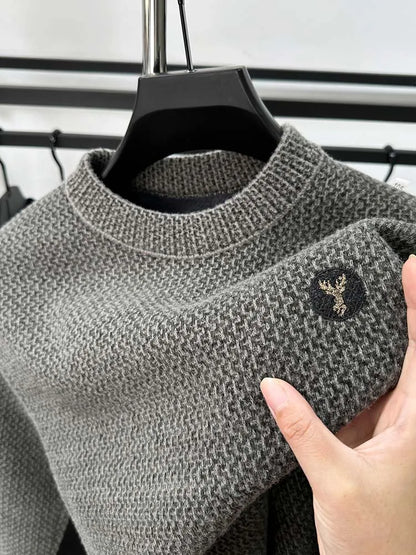 Andreas - Pullover mit feinem Strickmuster