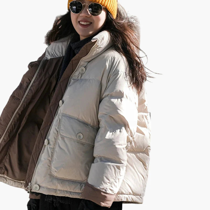 Damen Winter Daunenjacke – Modische Steppjacke für Alltag und Outdoor