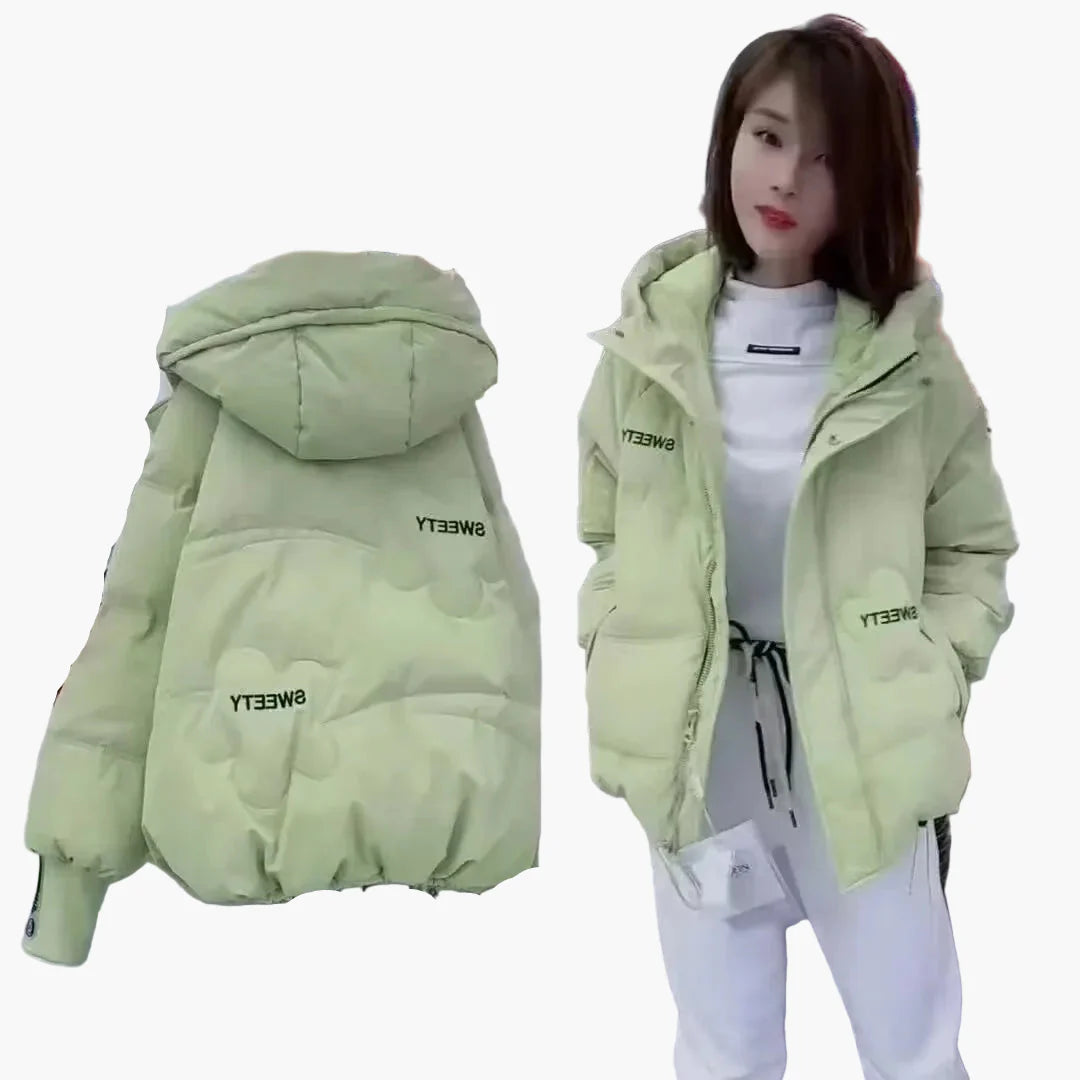 Damen Winter Steppjacke mit Kapuze – Modische Freizeitjacke, warm & bequem