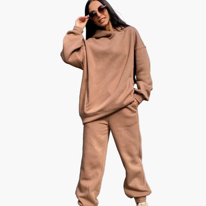 Damen Oversize Hoodie & Jogginghose Set – Bequemer Freizeitanzug im modernen Streetwear-Stil