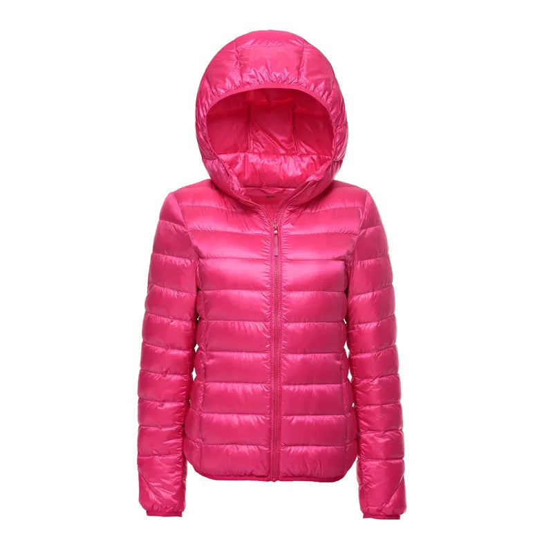 Damen Steppjacke mit Kapuze – Leichte Outdoorjacke für Alltag & Freizeit