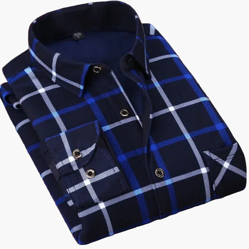 Herren Flanellhemd Kariert – Freizeit & Alltag – Klassischer Stil