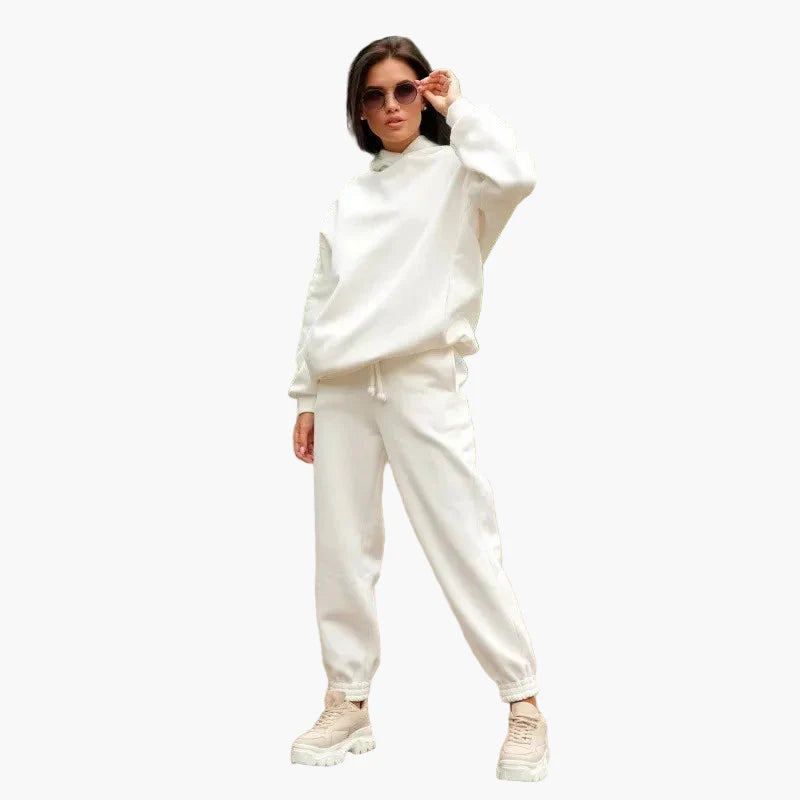 Damen Oversize Hoodie & Jogginghose Set – Bequemer Freizeitanzug im modernen Streetwear-Stil
