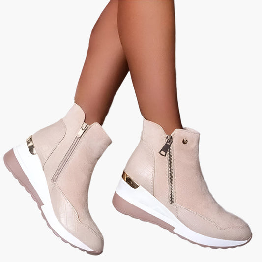 Damen Komfort-Orthopädische Winterstiefeletten für Alltag und Freizeit