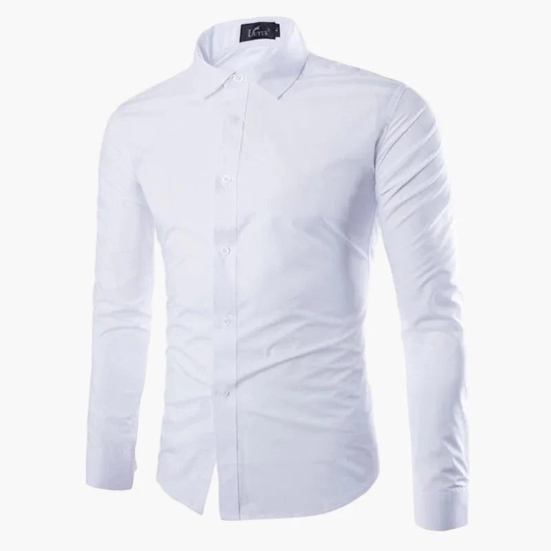 Herren Slim Fit Business Freizeit Hemd – Langarm, Modernes Design, Vielseitig für Büro und Alltag