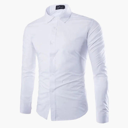 Herren Slim Fit Business Freizeit Hemd – Langarm, Modernes Design, Vielseitig für Büro und Alltag