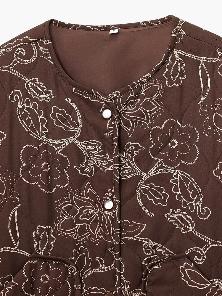 Damen Steppjacke im lockeren Casual-Style – Ideal für Alltag und Freizeit