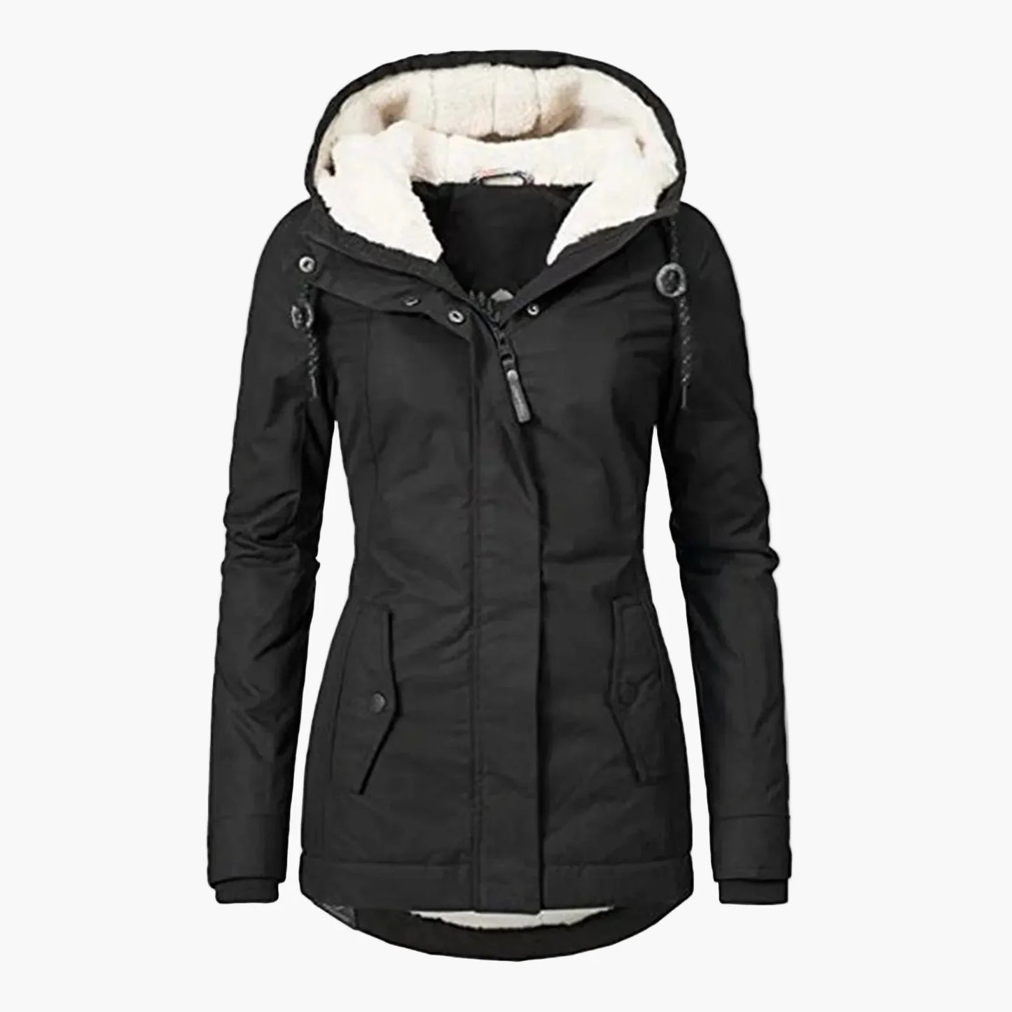 Damen Winterjacke mit Kapuze – Modischer Parka für kalte Tage, vielseitig und warm