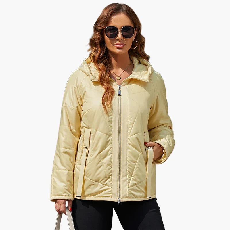 Damen Steppjacke Übergangsjacke Leicht und Modern für Alltag und Freizeit