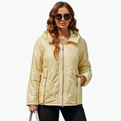 Damen Steppjacke Übergangsjacke Leicht und Modern für Alltag und Freizeit