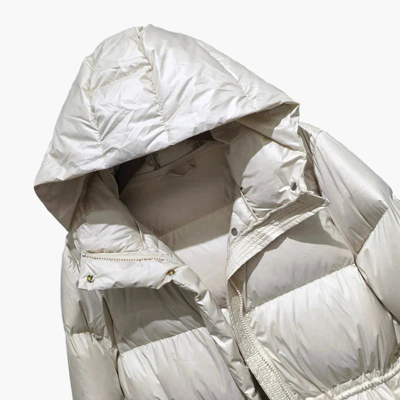 Damen Winter Steppjacke mit Kapuze – Warmer Outdoor Casual Mantel