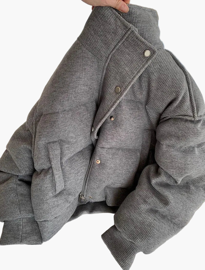 Damen Winter Steppjacke Oversized – Modischer Streetstyle für Alltag und Freizeit