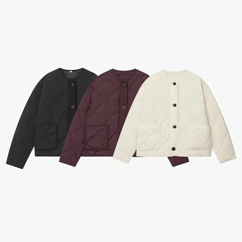 Damen Steppjacke – Modischer, leichter Übergangs-Cardigan für Alltag und Freizeit