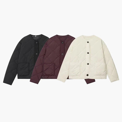 Damen Steppjacke – Modischer, leichter Übergangs-Cardigan für Alltag und Freizeit