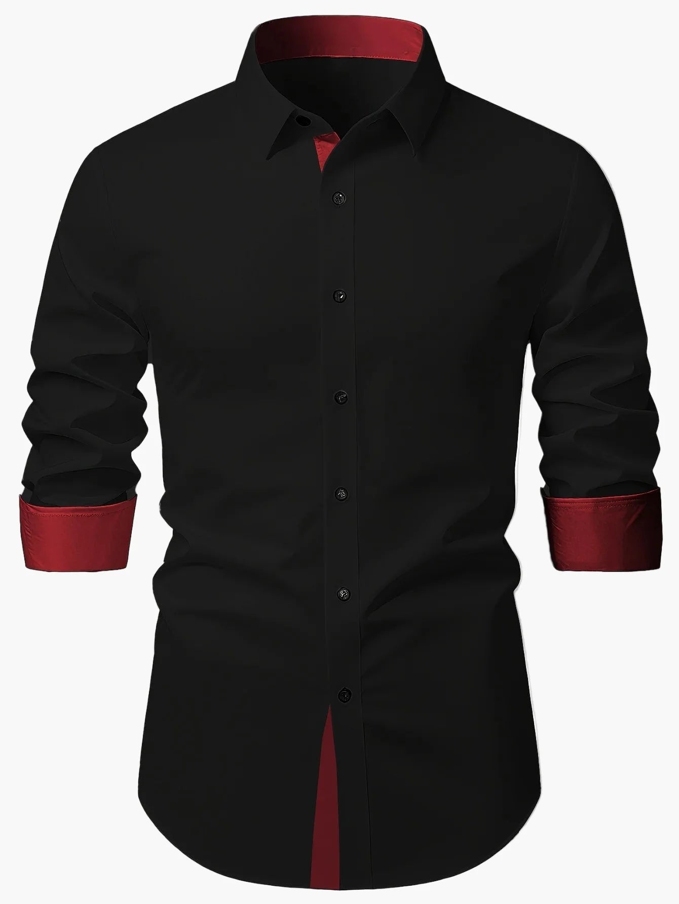 Elegantes Herren-Freizeithemd – Modernes Slim Fit Langarmshirt für Business & Freizeit