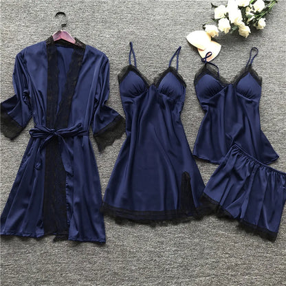 Elisa - Edles Nachtwäsche Set aus Satin