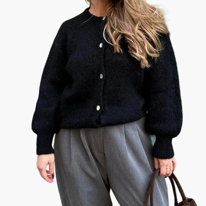 Damen Strickcardigan im lässigen Stil für Alltag und Freizeit