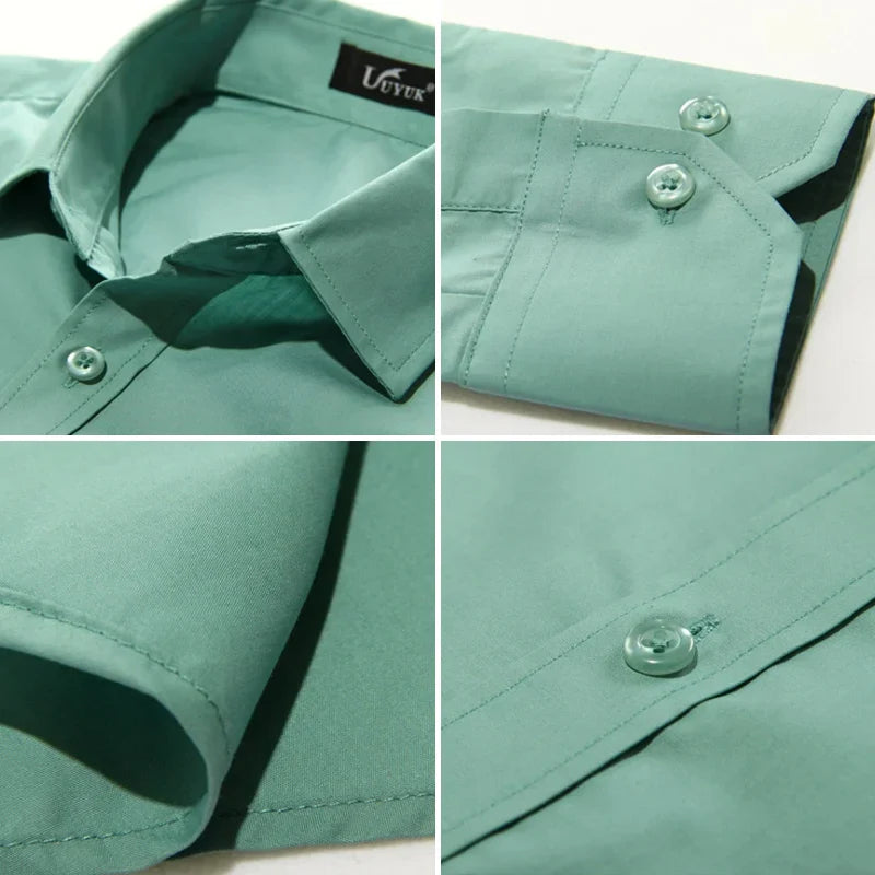 Herren Slim Fit Business Freizeit Hemd – Langarm, Modernes Design, Vielseitig für Büro und Alltag