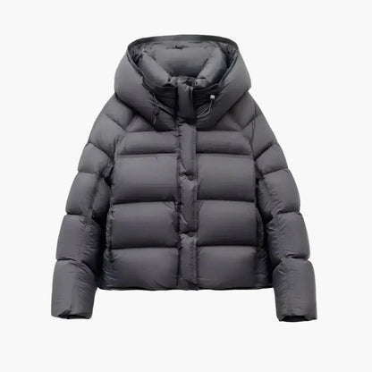 Damen Steppjacke Winter Warm Pufferjacke mit Kapuze – Modischer Alltagsbegleiter