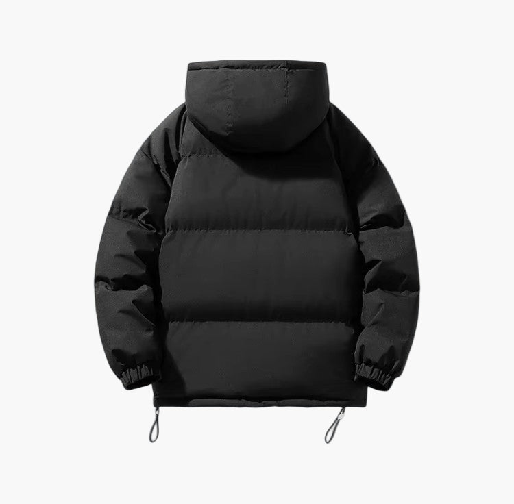 Herren Winter Steppjacke mit Kapuze – Modischer Outdoor Parka für kalte Tage