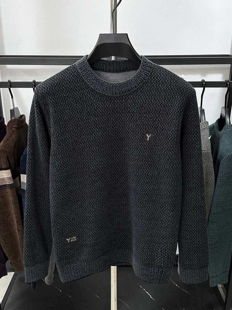 Andreas - Pullover mit feinem Strickmuster