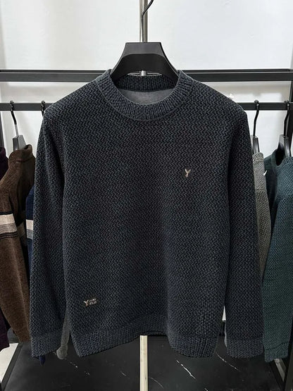 Andreas - Pullover mit feinem Strickmuster