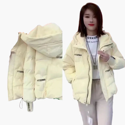 Damen Winter Steppjacke mit Kapuze – Modische Freizeitjacke, warm & bequem