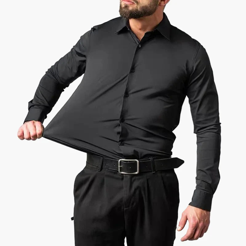 Herren Business Stretch Hemd – Eleganter Stil, Bequeme Passform, Ideal für Büro & Alltag