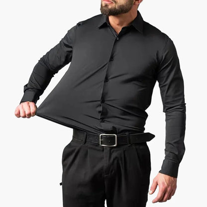 Herren Business Stretch Hemd – Eleganter Stil, Bequeme Passform, Ideal für Büro & Alltag