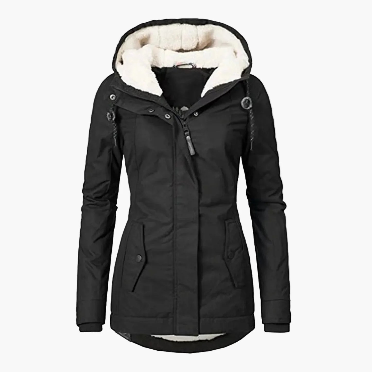 Damen Winterjacke mit Kapuze – Modischer Parka für kalte Tage, vielseitig und warm