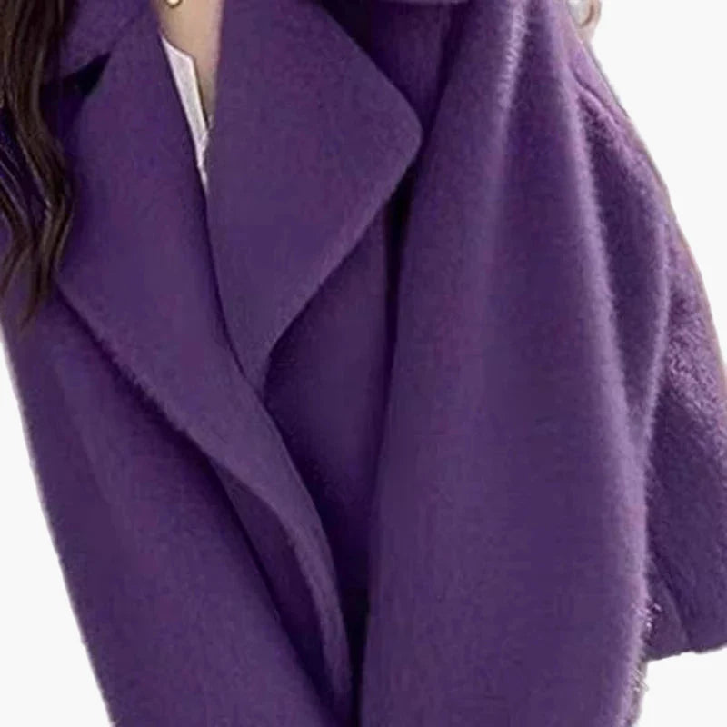 Damen Oversize Mantel im eleganten Street-Style für Alltag und Büro