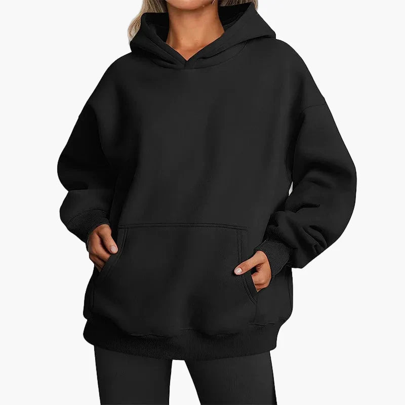 Damen Oversize Hoodie – Bequemer Kapuzenpullover für Alltag und Freizeit