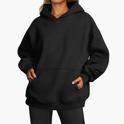 Damen Oversize Hoodie – Bequemer Kapuzenpullover für Alltag und Freizeit