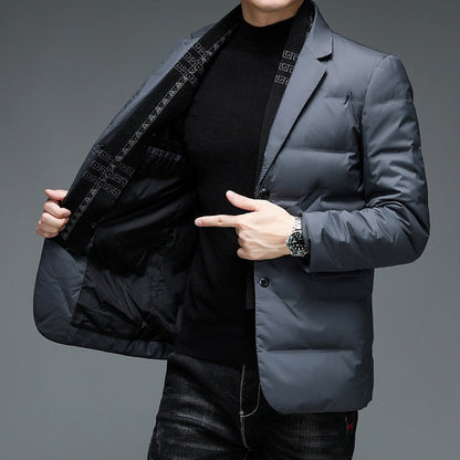 Herren Steppblazer Elegant & Gefüttert – Perfekt für Business & Freizeit