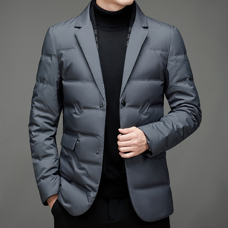 Herren Steppblazer Elegant & Gefüttert – Perfekt für Business & Freizeit