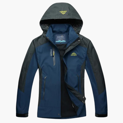 Damen Outdoorjacke Winddicht Wasserdicht Atmungsaktiv für Wandern und Camping