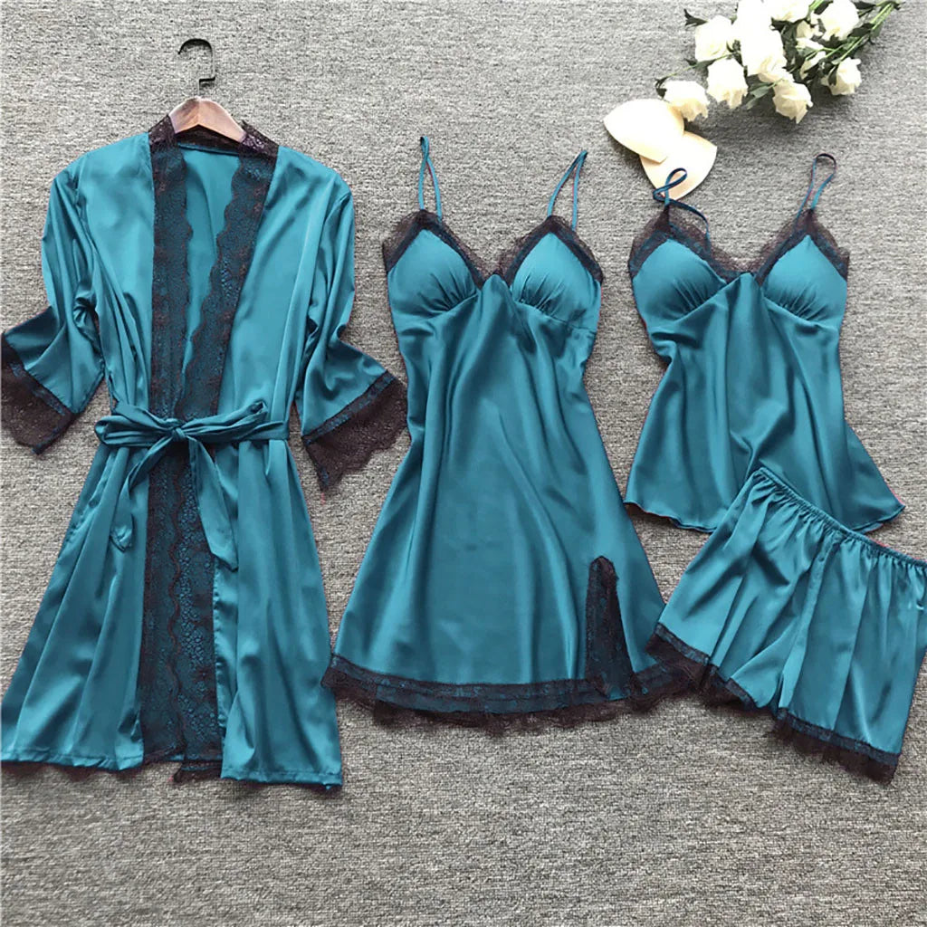 Elisa - Edles Nachtwäsche Set aus Satin