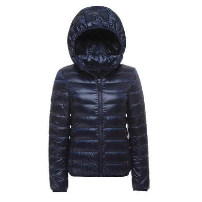 Damen Steppjacke mit Kapuze – Leichte Outdoorjacke für Alltag & Freizeit