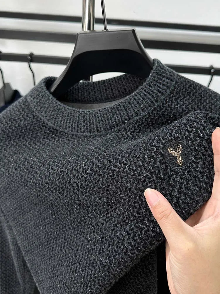 Andreas - Pullover mit feinem Strickmuster