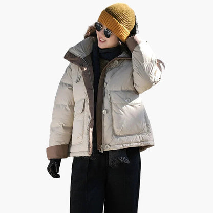 Damen Winter Daunenjacke – Modische Steppjacke für Alltag und Outdoor
