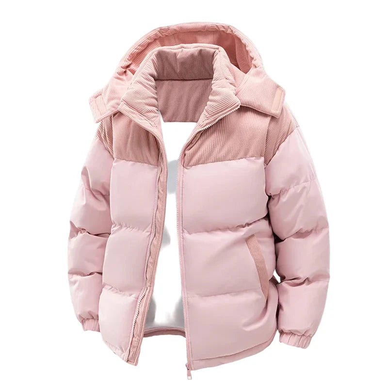 Herren Winter Steppjacke mit Kapuze – Modische Outdoorjacke für kalte Tage