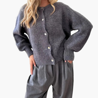 Damen Strickcardigan im lässigen Stil für Alltag und Freizeit