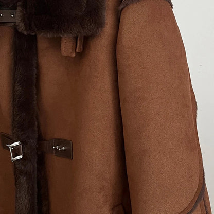 Damen Lässige Winter Fliegerjacke mit Kunstfell – Modische Kurzjacke für Freizeit und Alltag