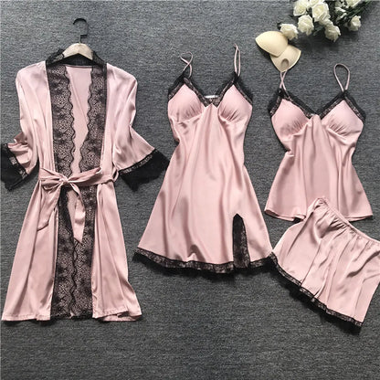 Elisa - Edles Nachtwäsche Set aus Satin