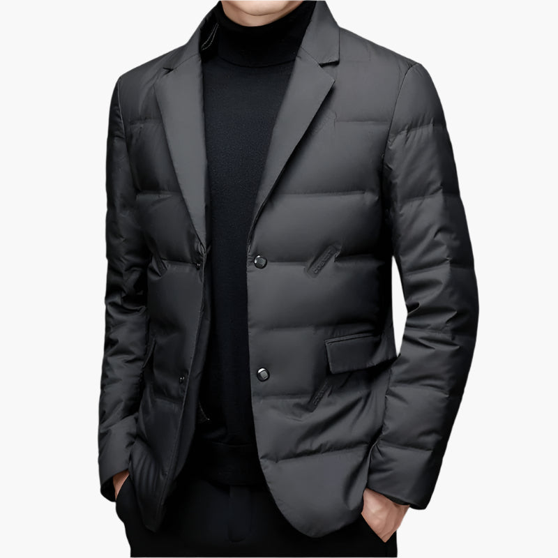 Herren Steppblazer Elegant & Gefüttert – Perfekt für Business & Freizeit