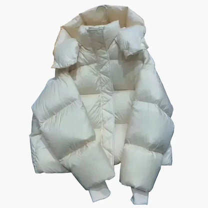 Damen Steppjacke Winter Kapuzenjacke Warm Gepolstert Outdoor Freizeit