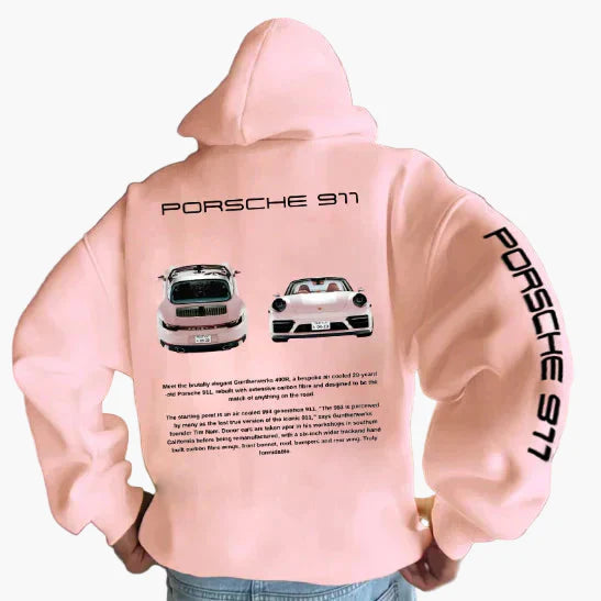 Herren Unisex Hoodie mit Porsche 911 GT3 RS Motiv – Racing Style für Motorsport-Fans