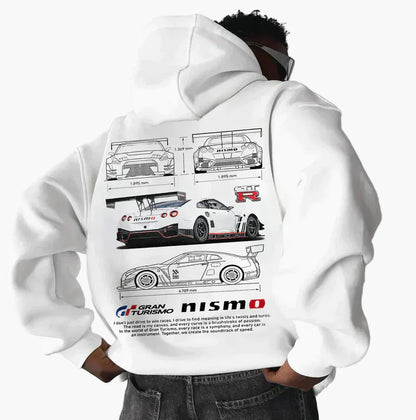 Herren Unisex Hoodie mit Porsche 911 GT3 RS Motiv – Racing Style für Motorsport-Fans