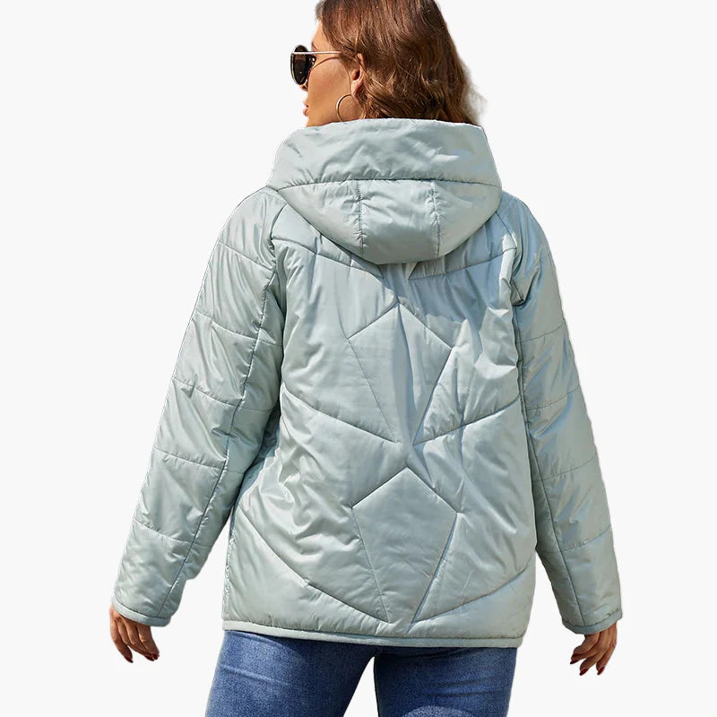 Damen Steppjacke Übergangsjacke Leicht und Modern für Alltag und Freizeit